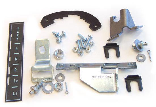 1966-67 chevelle/el camino shifter conversion bracket kit- powerglide to th- new