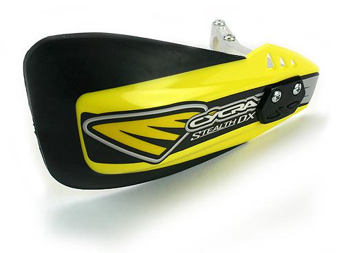 Cycra stealth dx complete handshield racer pack yellow universal