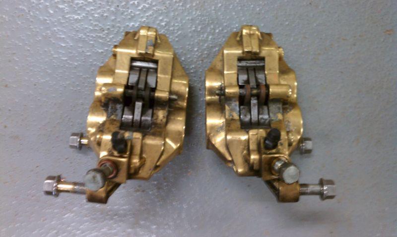 1997 1998 daytona t595 t 595 955i front calipers gold plated - 6 month wty