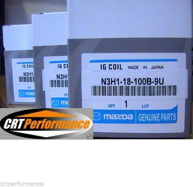New genuine mazda rx8 rx-8 ignition coils (set 4) - n3h1-18-100b-9u canada uk