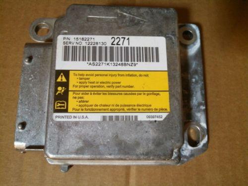 Chevy airbag computer control unit *15182271*
