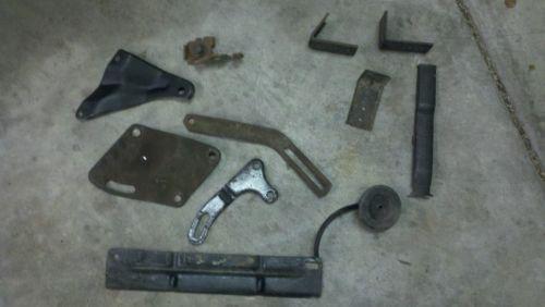 69 70 ford mustang gt shelby mach fastback  engine brackets  boss  misc parts