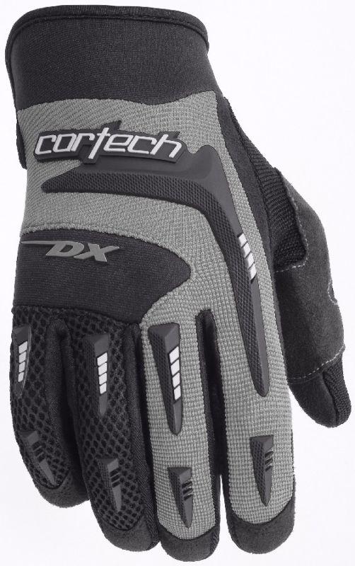 Cortech dx 2 silver small textile motorcycle dirt bike riding gloves sml sm s