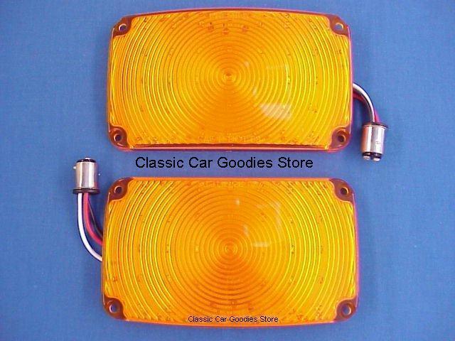 1956 chevy led park lights. 35 amber led's. a custom look!!