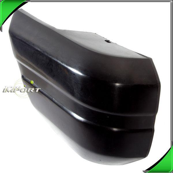 Right front outer extension ch1005197 raw black bumper end 1986-1990 comanche rh