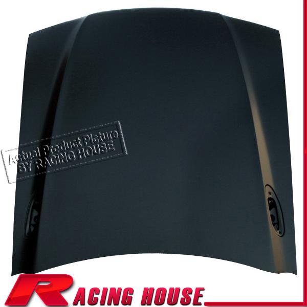 Front primered steel panel hood 1994-1998 ford mustang replacement coupe gt 2dr