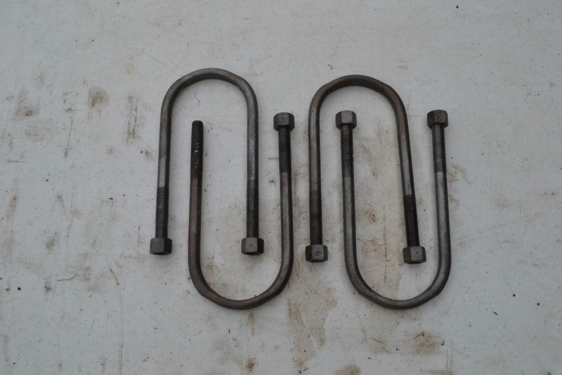 1968 - 1970 mopar axle-to-leaf spring u-bolts - restored and ready to bolt on