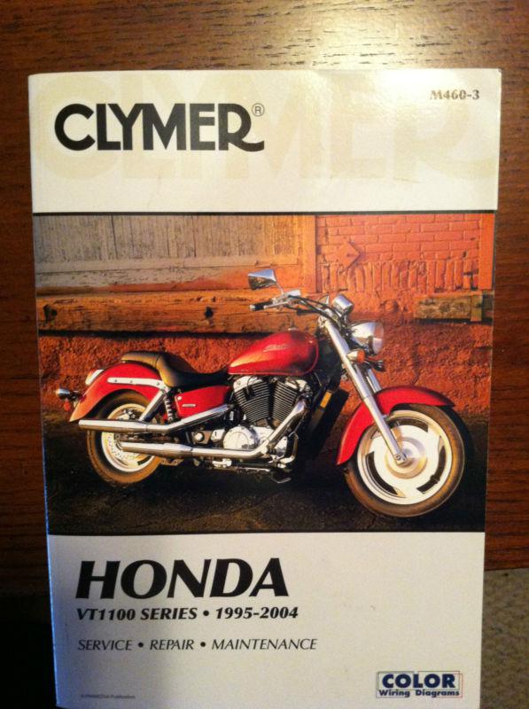 Honda vt1100 shadow sabre spirit 1995-2004 clymer service repair manual book new