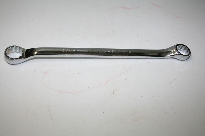 Williams 10° offset metric box wrench nos bwm 2730 27  mm x  30  mm chrome
