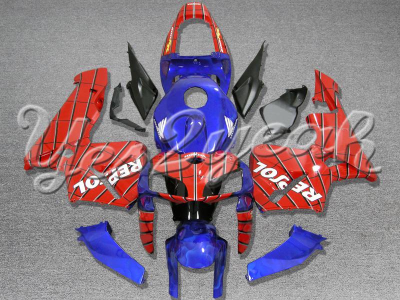 Injection molded fit 2005 2006 cbr600rr 05 06 spider-man red fairing zn822