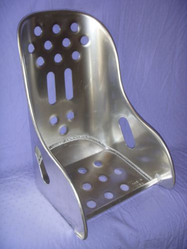 Vintage 15&#034; aluminum sports car race seat lite - hunt&#039;s seats ~made in usa~ oem