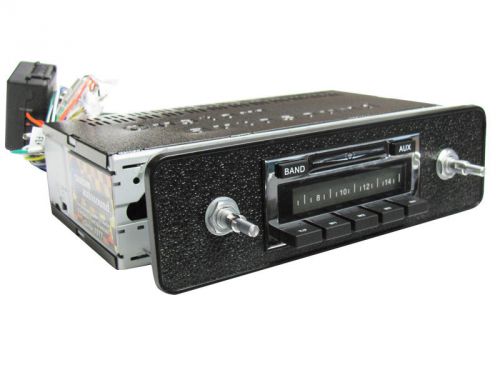 Vintage adjustable am fm ipod car radio classic style shaft knobs preset buttons