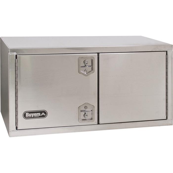 Buyers products aluminum underbody toolbox-smooth finish 60 x 24 x 24 #1705345