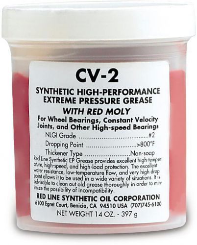 Red line cv-2 grease with moly 14 oz