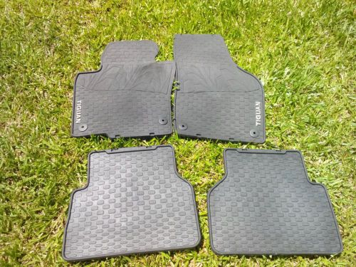 2009-2016 vw volkswagen tiguan monster floor mats set of 4 genuine oem