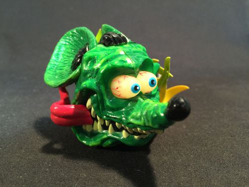 Rare nos new old stock rat fink by ed roth car or truck antenna topper w/flames