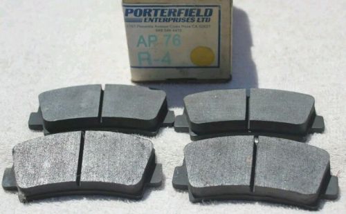 New porterfield ap76 r4 front brake pads mazda rx2 rx4 rx7a toyota 71-83 pu 2wd