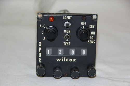 Wilcox transponder control head  p/n 97707-200