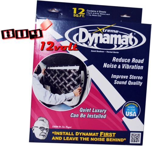 Dynamat 10435 xtreme door kit - sound dampening kit w/ 4 pieces 12&#034; x 36&#034;