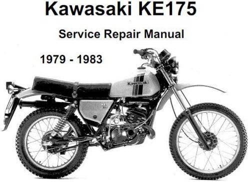 Kawasaki ke175 ke 175 maintenance service repair tune-up manual fast shipping