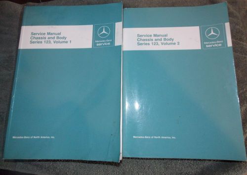 Mercedes benz service manual chassis and body series 123 volume 1 and 2