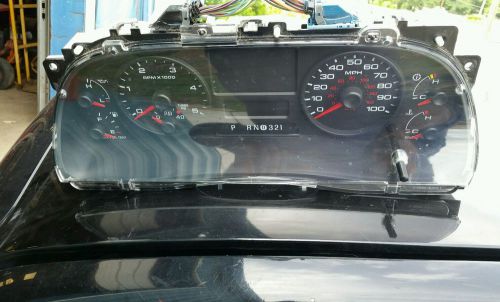 06 ford f250/f350 &#034;diesel&#034; pickup speedometer instrument cluster dash