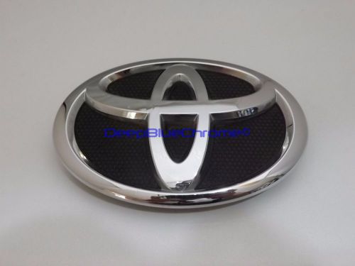 Toyota corolla chrome grille emblem genuine oem 09-13 front badge logo nameplate