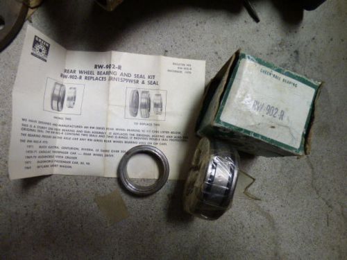 Nors green rw-902r  axle bearing o-ringed 1969-71 cadillac buick olds
