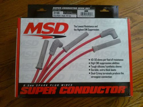Msd - super conductor spark plug wire set # 31189
