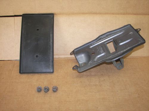 94-01 acura integra battery tray and plastic liner with mounting bolts oem