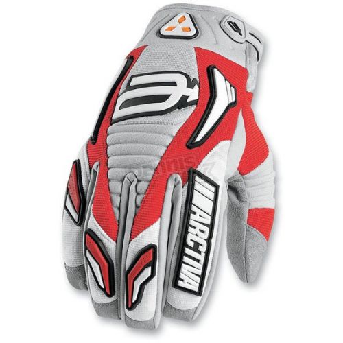 Arctiva comp rr 4 gloves red/gray size small