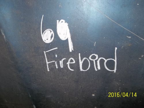 Original 1967 firebird hood