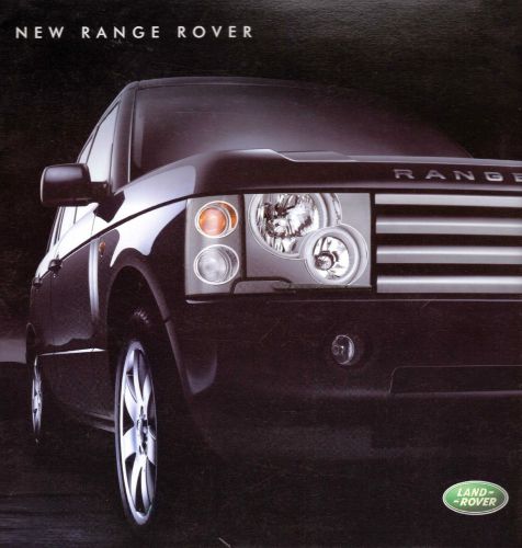 2003 ranger rover - land rover sales brochure catalog - mint