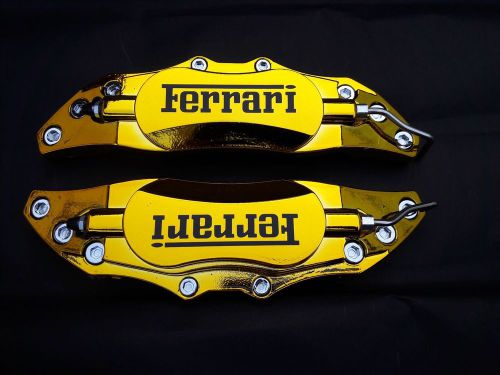 Ferrari limited gold caliper covers disc brake aluminum stey brembo endless mpg