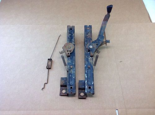 1966 - 1977 early bronco front driver seat tracks / brackets