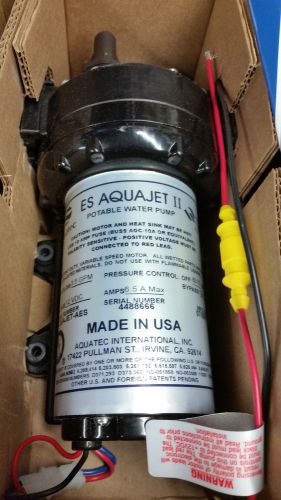 Aquatec es aquajet ii 55-aquajet-aes water pump 6.5a 12 vdc 3.5 gpm 125psi new