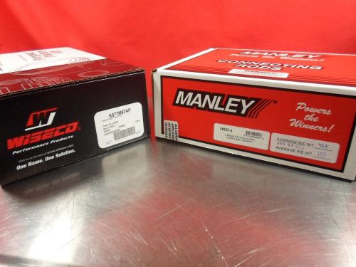 Manley h-beam rods 14027-6 wiseco pistons k677m87ap toyota supra 2jzgte turbo
