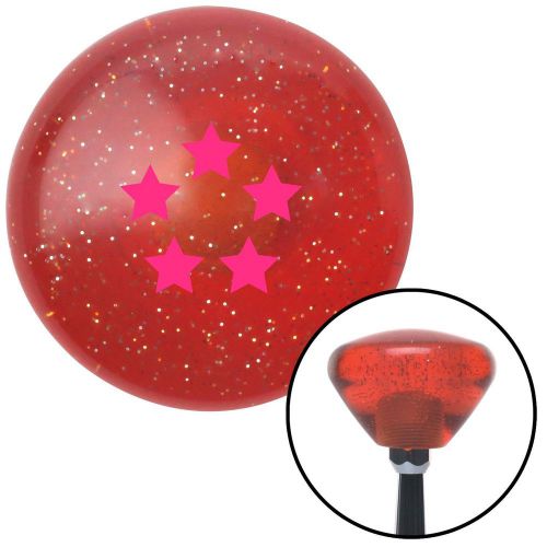 Pink dragon ball z - 5 star orange retro metal flake shift knob m16 x 1.5