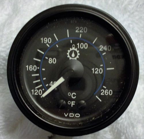 Vdo mechanical (capillary) water temperature gauge   new