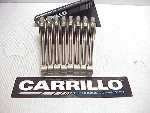 Set of 8 carrillo 6.200&#034; h- beam rods .915&#034; wide -.787&#034; w.p. nascar