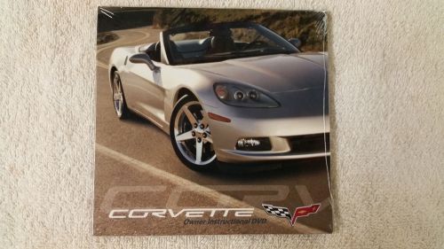Corvette c6 (&#039;05 - 13) owner instructional dvd, new, sealed