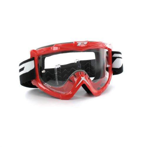 Pro grip 3301 anti-fog sport mx goggles red