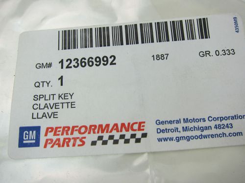 Gm 12366992 valve spring retainer lock single (1)  nos