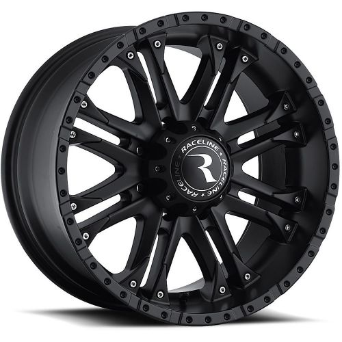 20x9 black raceline octane 996b 8x170 +0 wheels couragia mt 35x12.5x20