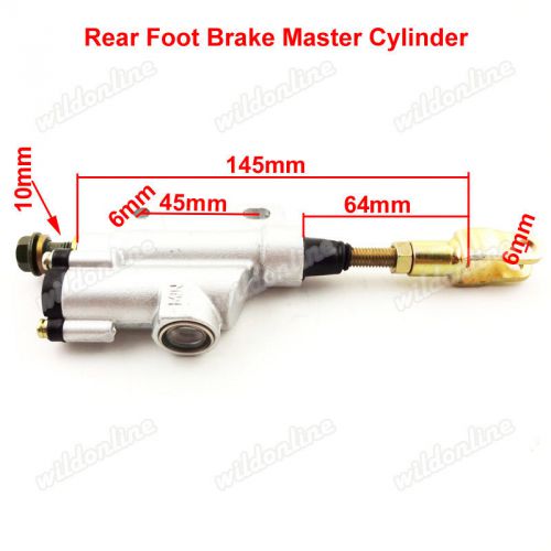Rear foot brake master cylinder for 50 70 90 110 125 150 200 250cc chinese atv