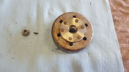 Banshee stock flywheel with nut and mounting key
