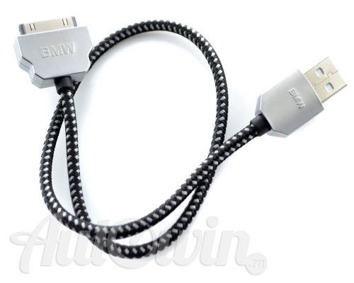 Bmw genuine in-car ipod/iphone usb adapter charger cable lead original oem