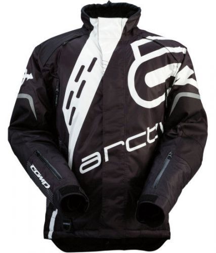 Arctiva comp s6 rr mens shell snowmobile jacket black/white
