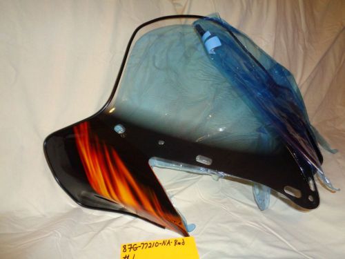 New yamaha snowmobile windshield 8fg-77210-na- red rx1 rs vector rs rage rx warr