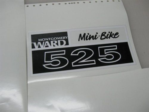 Minibike mini bike decals wards sticker 323 424 525 minibike smaller version